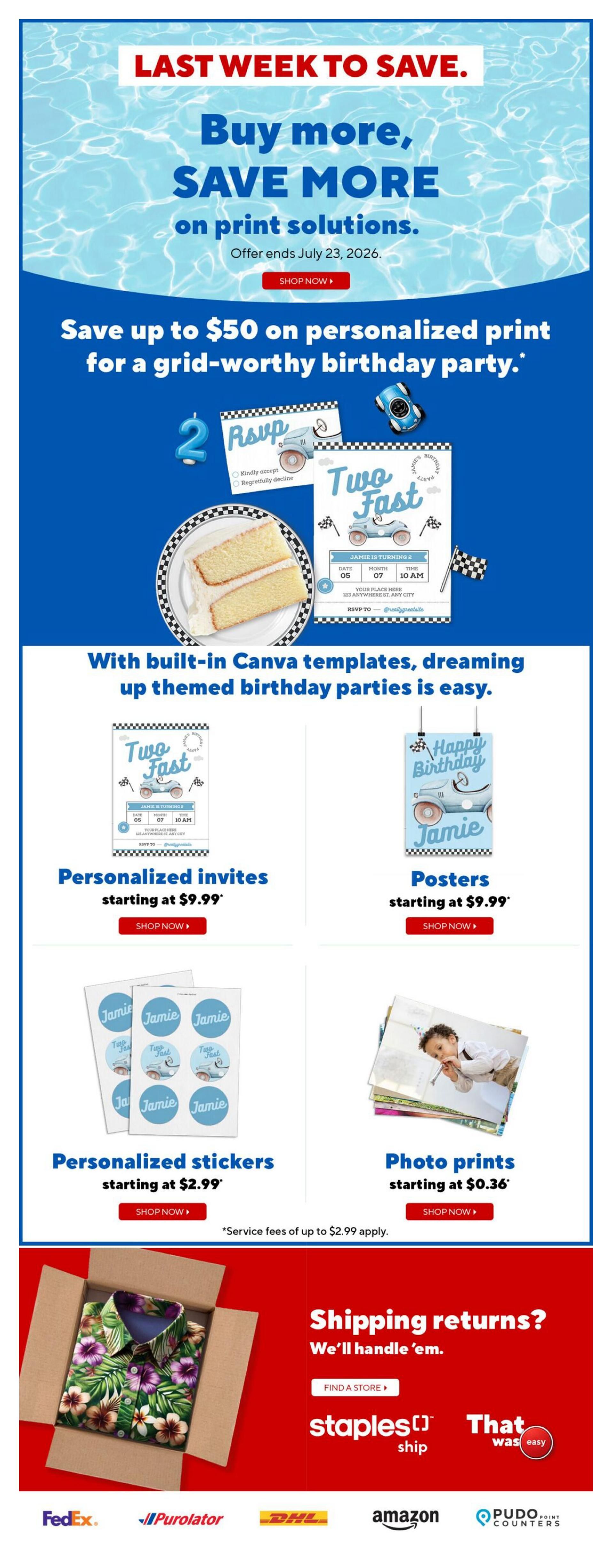 Staples Flyer July 17 to 23