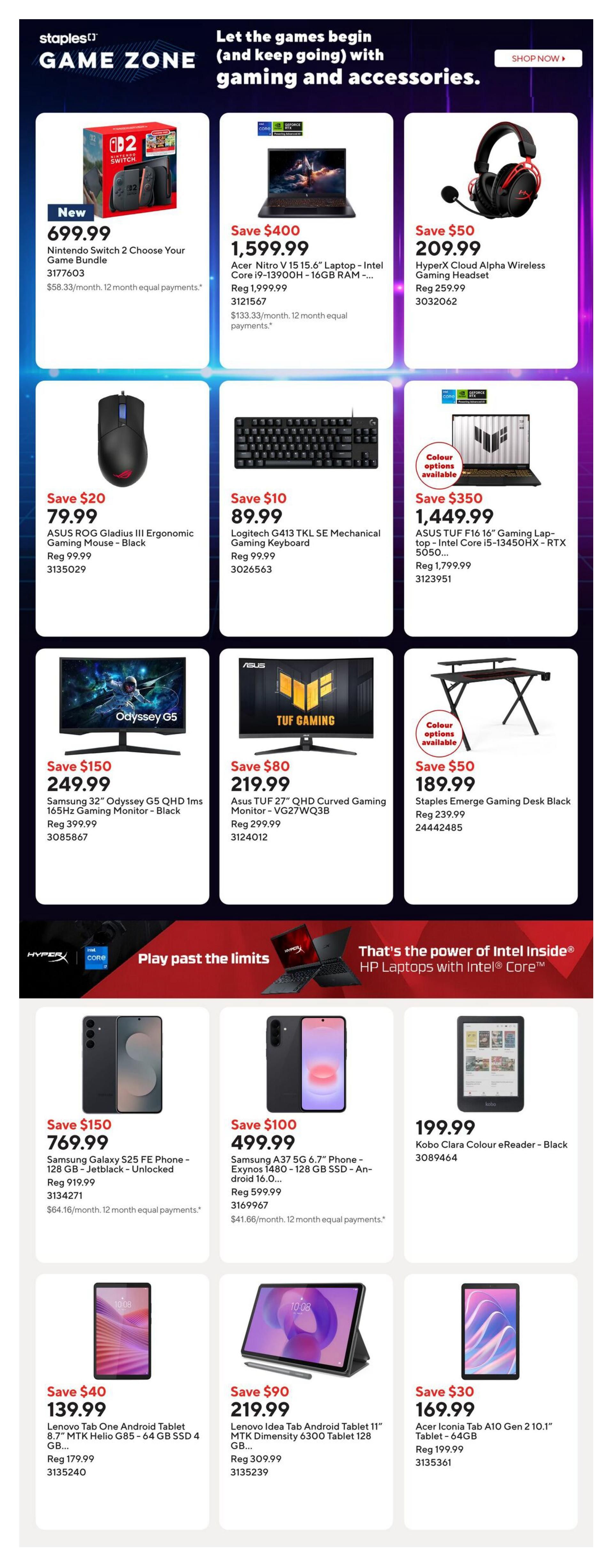 Staples Flyer July 17 to 23