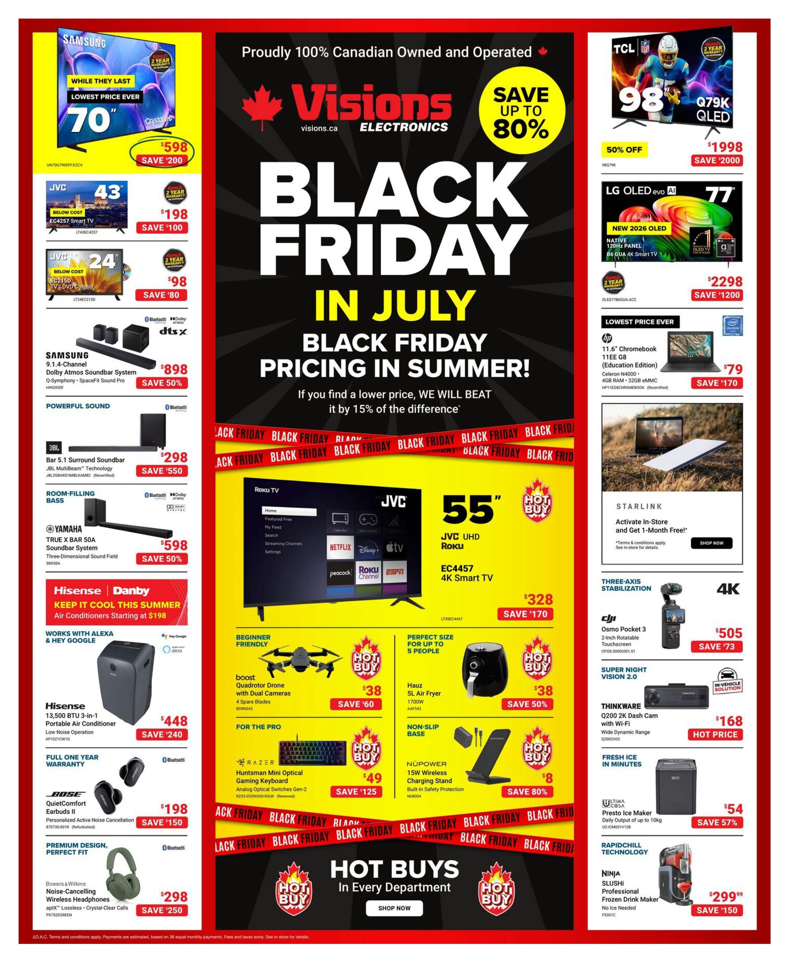 Visions Electronics Flyer July 17 to 23