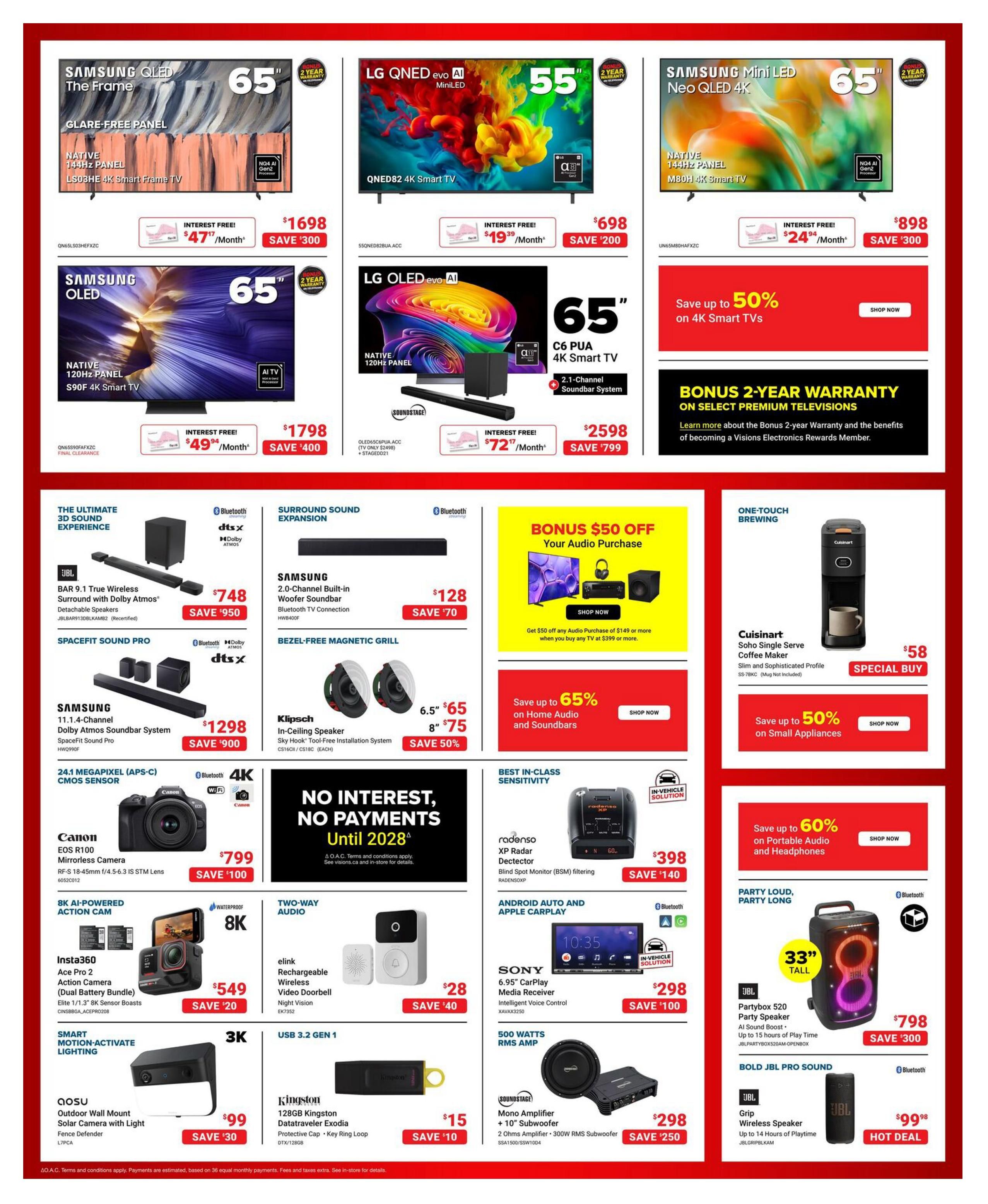 Visions Electronics Flyer July 17 to 23