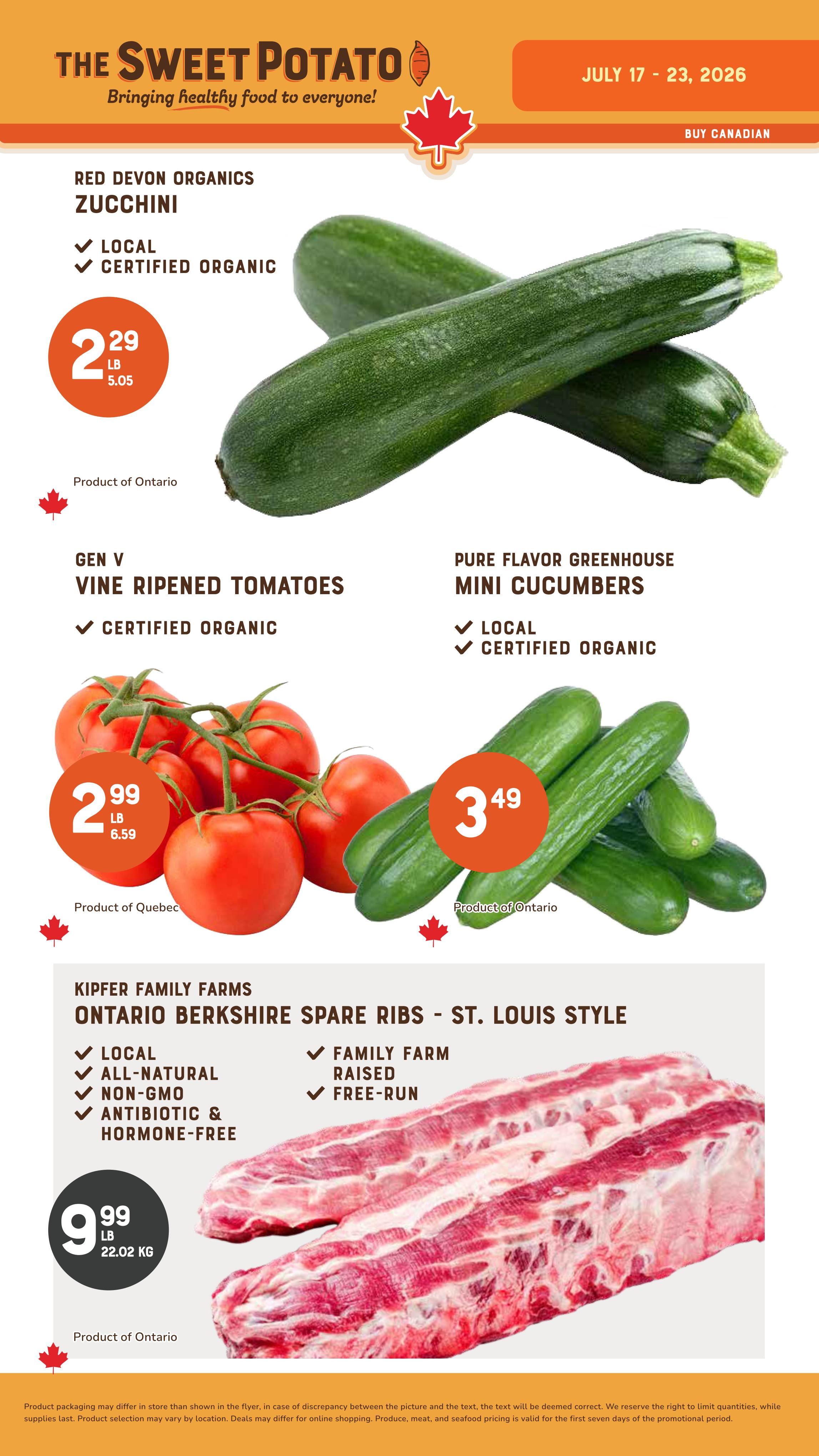 The Sweet Potato Flyer July 17 to 23