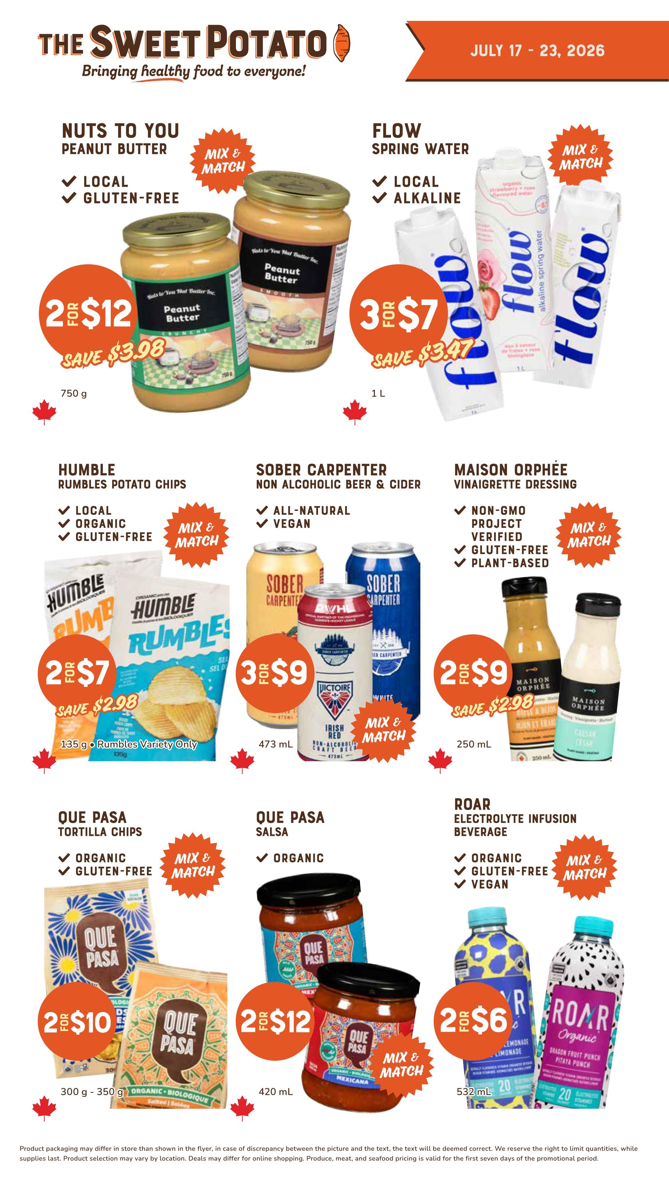 The Sweet Potato Flyer July 17 to 23