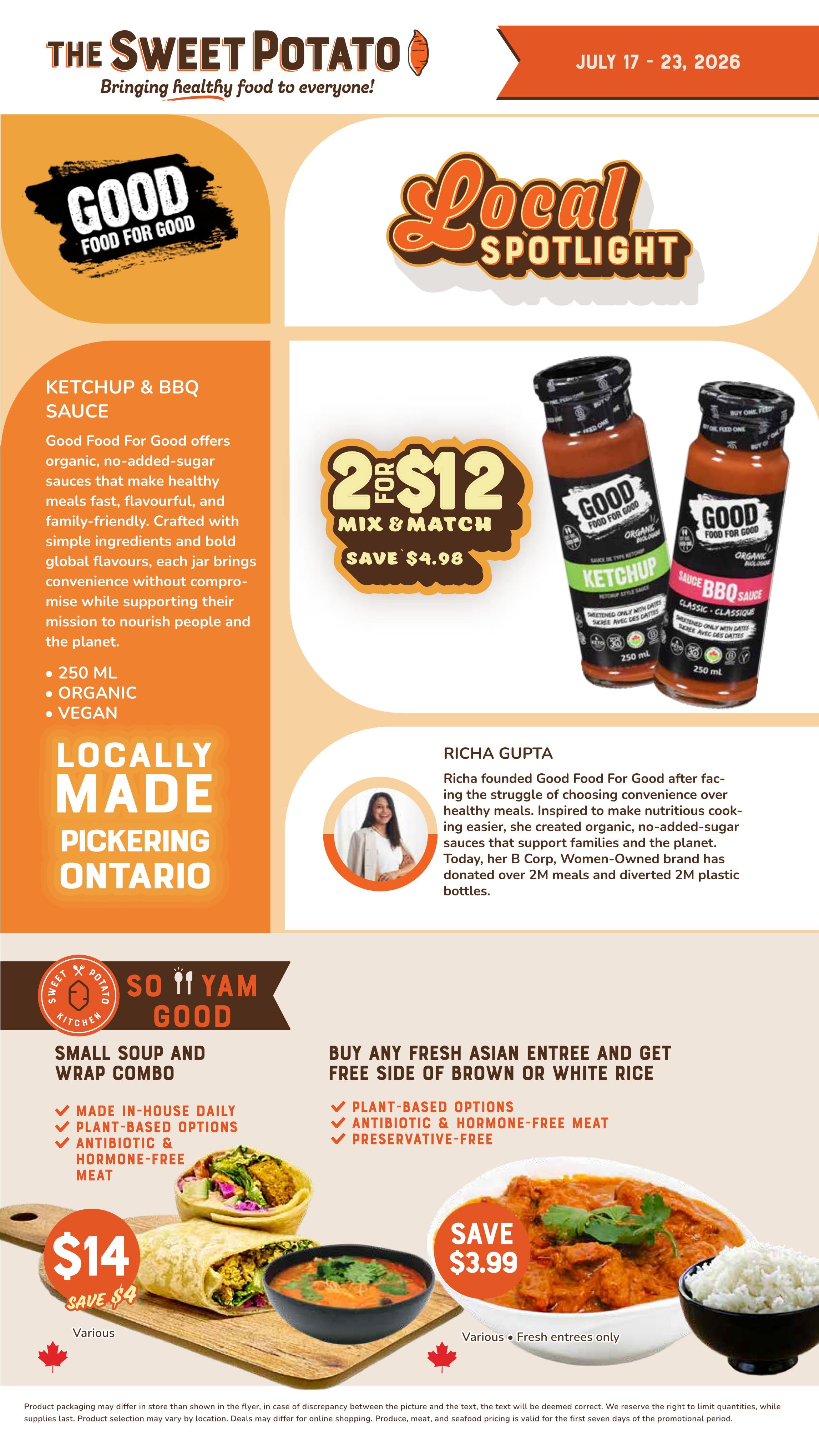 The Sweet Potato Flyer July 17 to 23