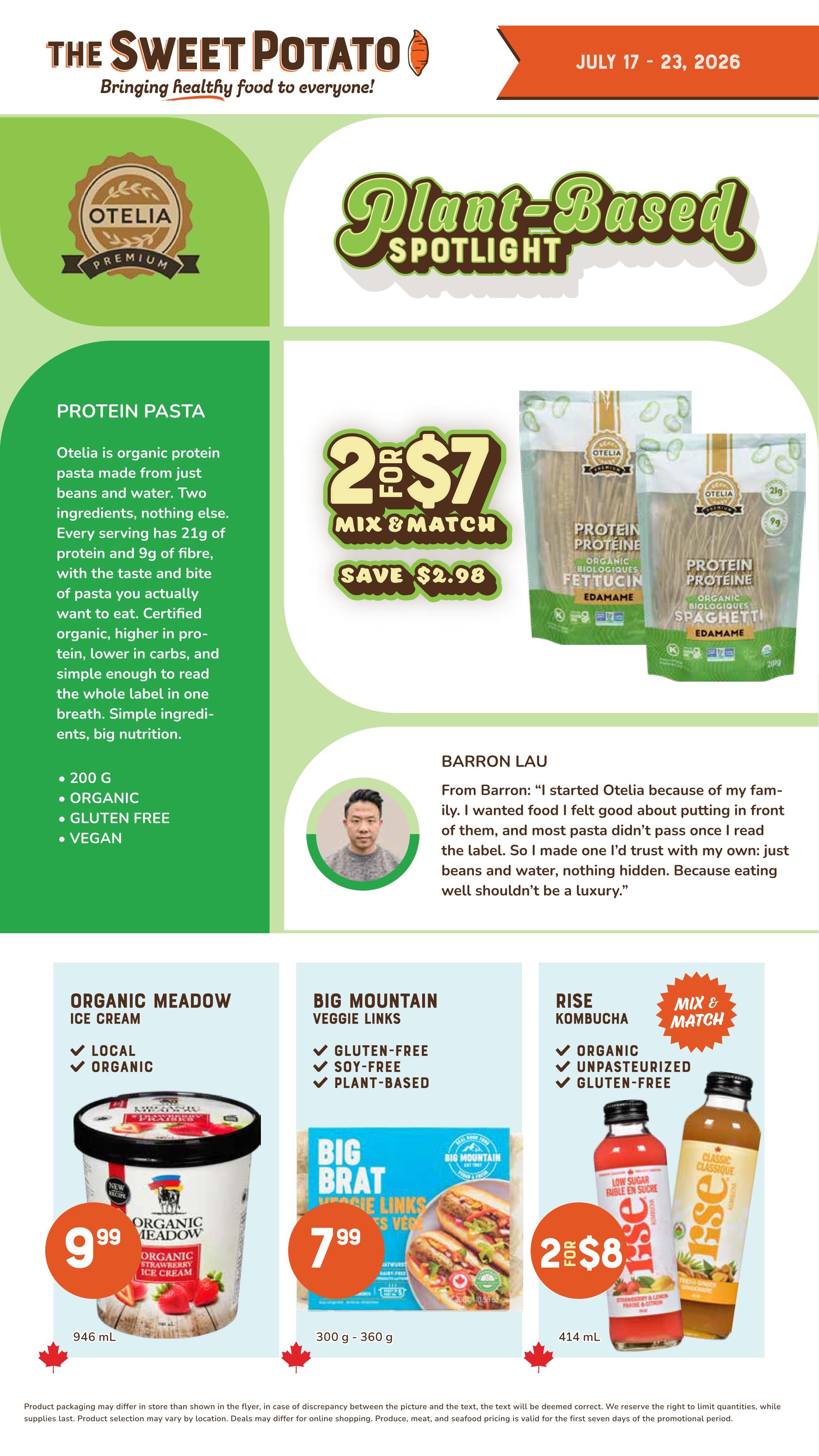 The Sweet Potato Flyer July 17 to 23