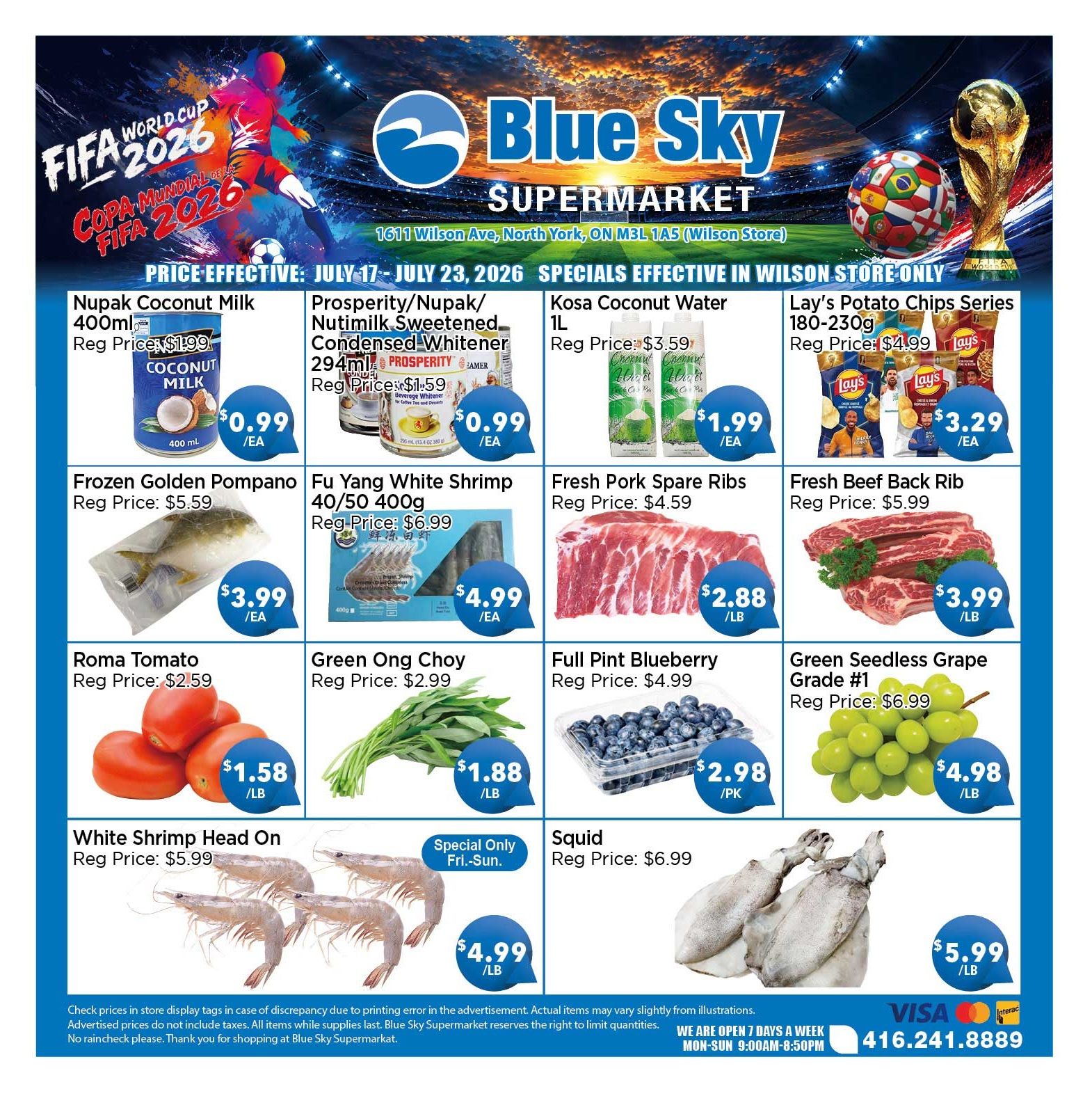 Blue Sky Supermarket (North York) Flyer July 17 to 23