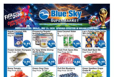 Blue Sky Supermarket (North York) Flyer July 17 to 23