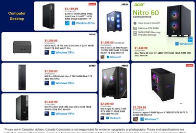 Canada Computers Flyer July 17 to 23