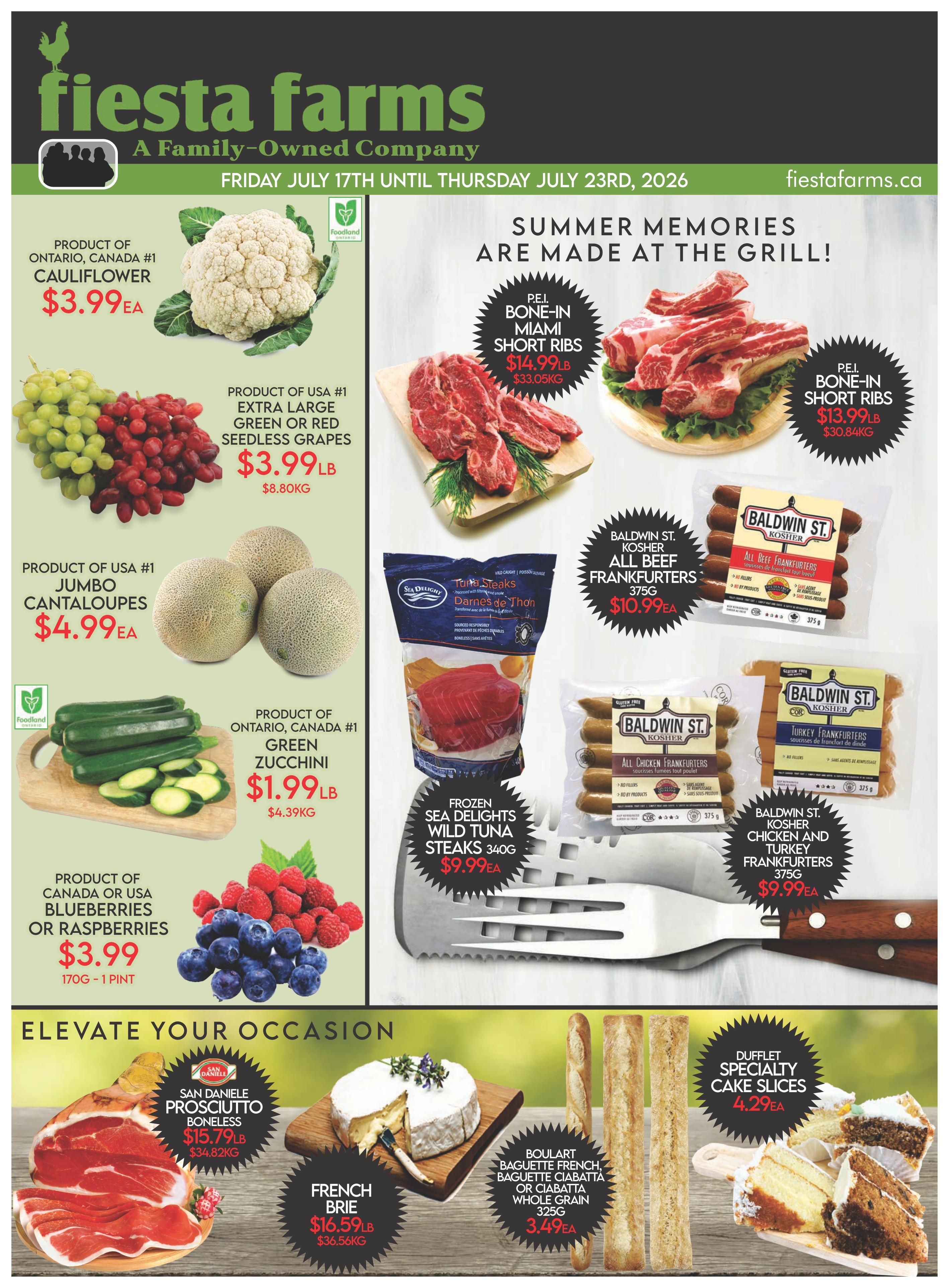 Fiesta Farms Flyer July 17 to 23