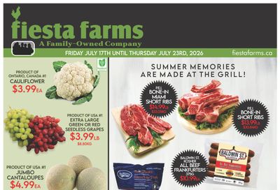 Fiesta Farms Flyer July 17 to 23