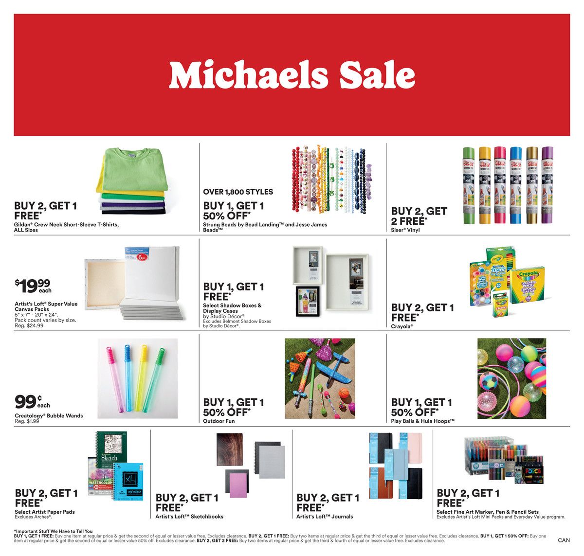 Michael's Flyer July 17 to 23