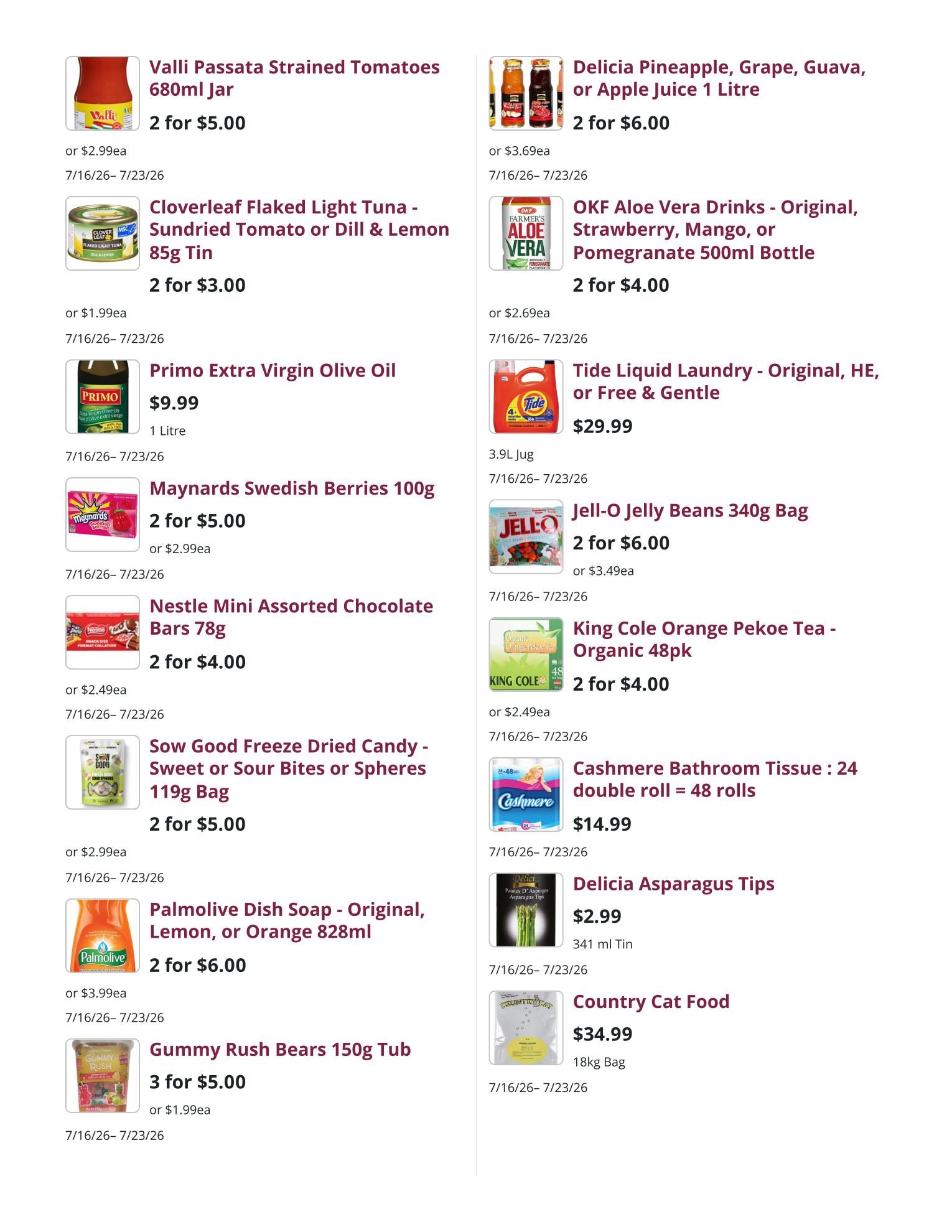 Mike Dean Local Grocer Flyer July 16 to 23