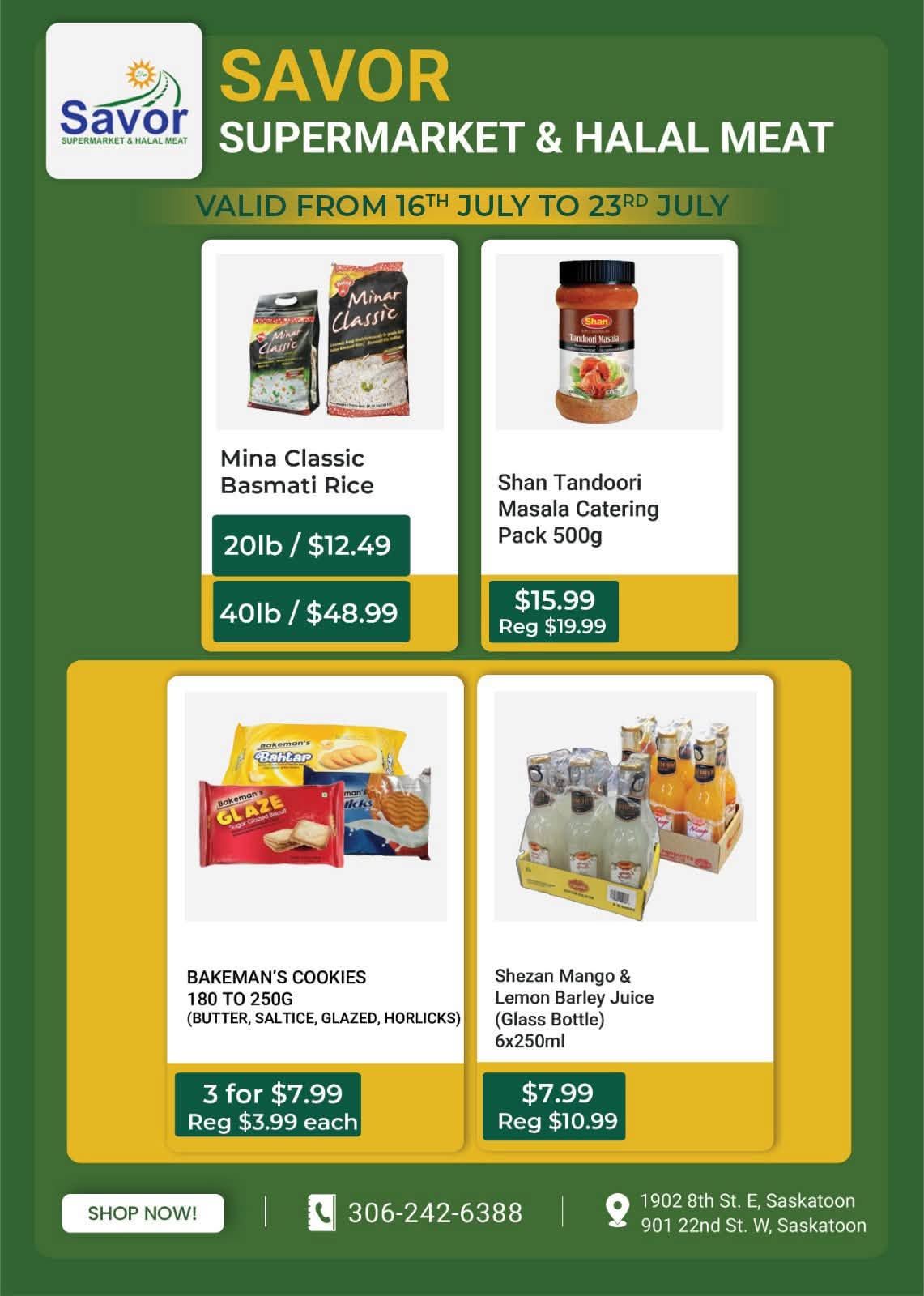 Savor Supermarket Flyer July 17 to 23