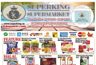 Superking Supermarket (London) Flyer July 17 to 23