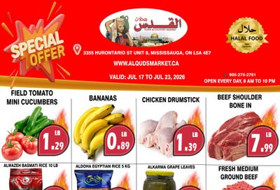 Al-Quds Supermarket Flyer July 17 to 23