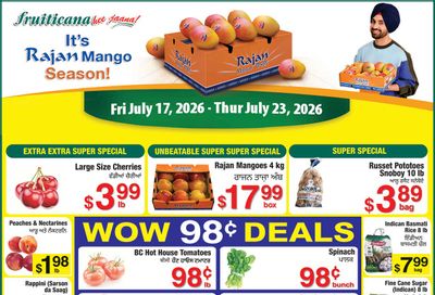 Fruiticana (Kelowna) Flyer July 17 to 23