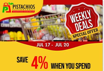 Pistachios Supermarket Flyer July 17 to 23