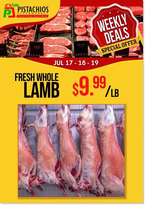 Pistachios Supermarket Flyer July 17 to 23
