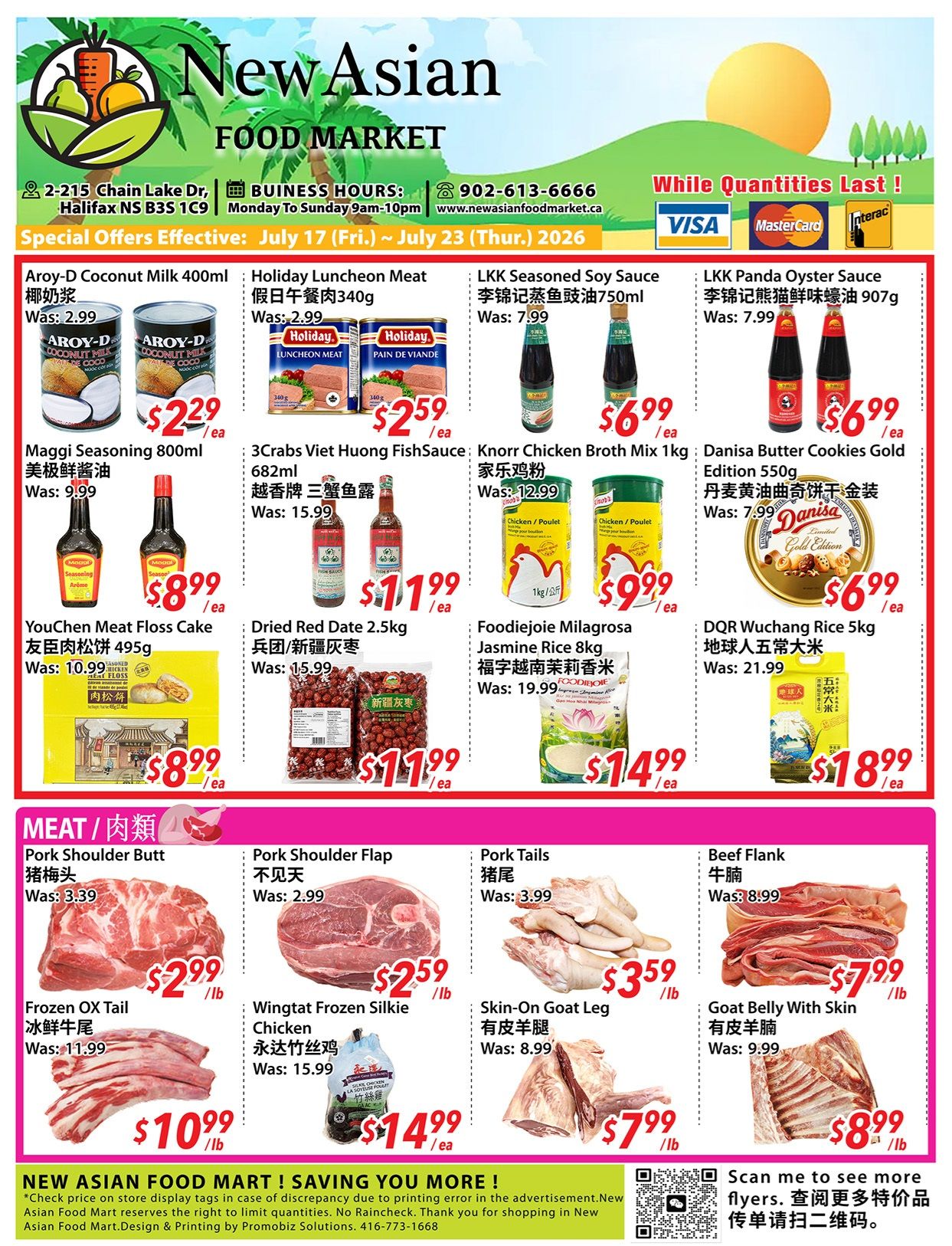 New Asian Food Market Flyer July 17 to 23