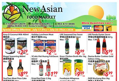 New Asian Food Market Flyer July 17 to 23