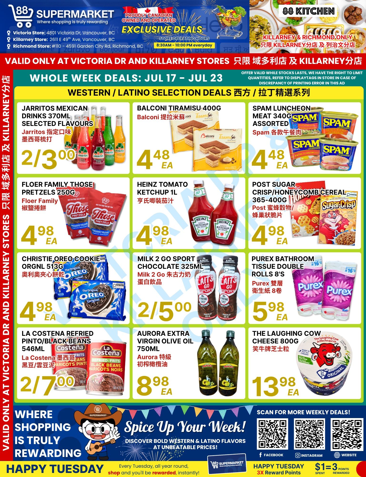 88 Supermarket Flyer July 17 to 23