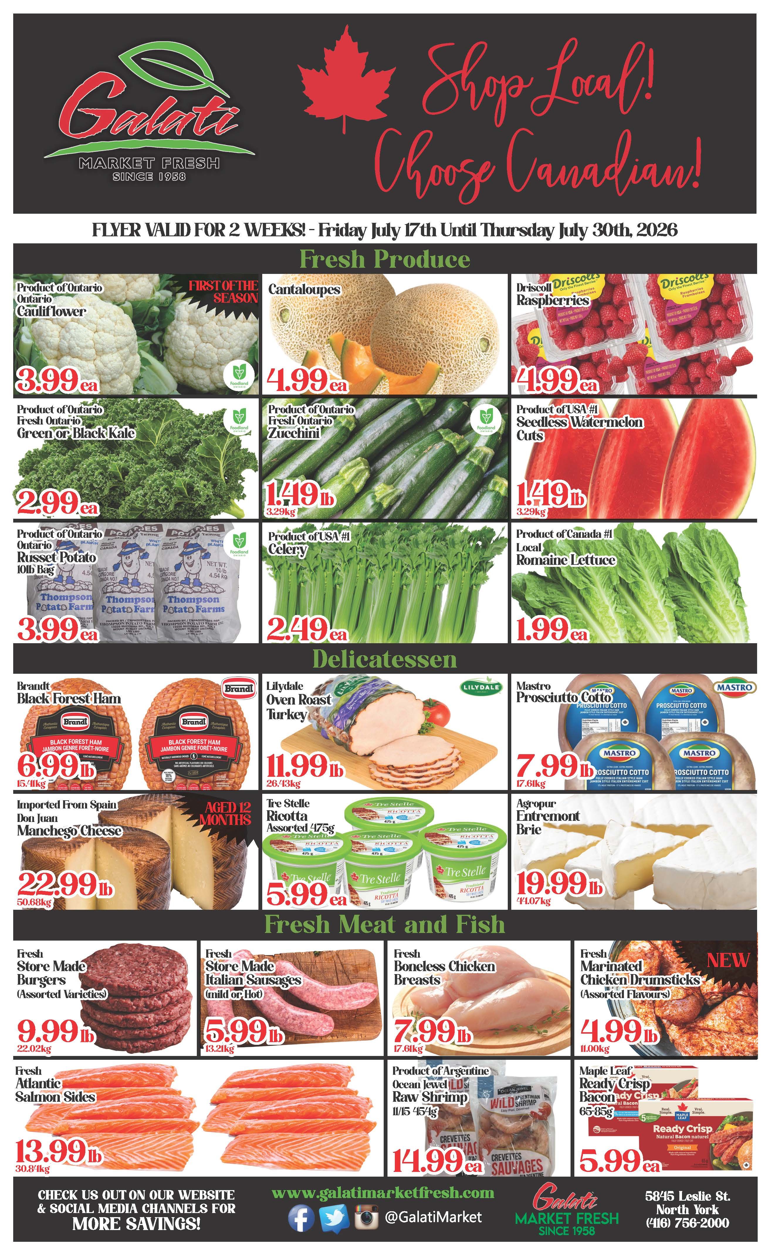 Galati Market Fresh Flyer July 17 to 30