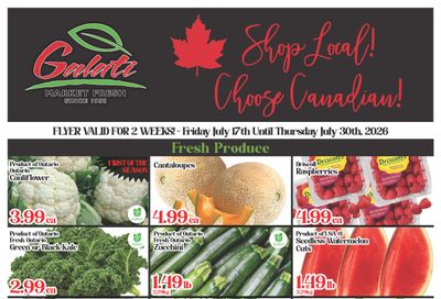 Galati Market Fresh Flyer July 17 to 30