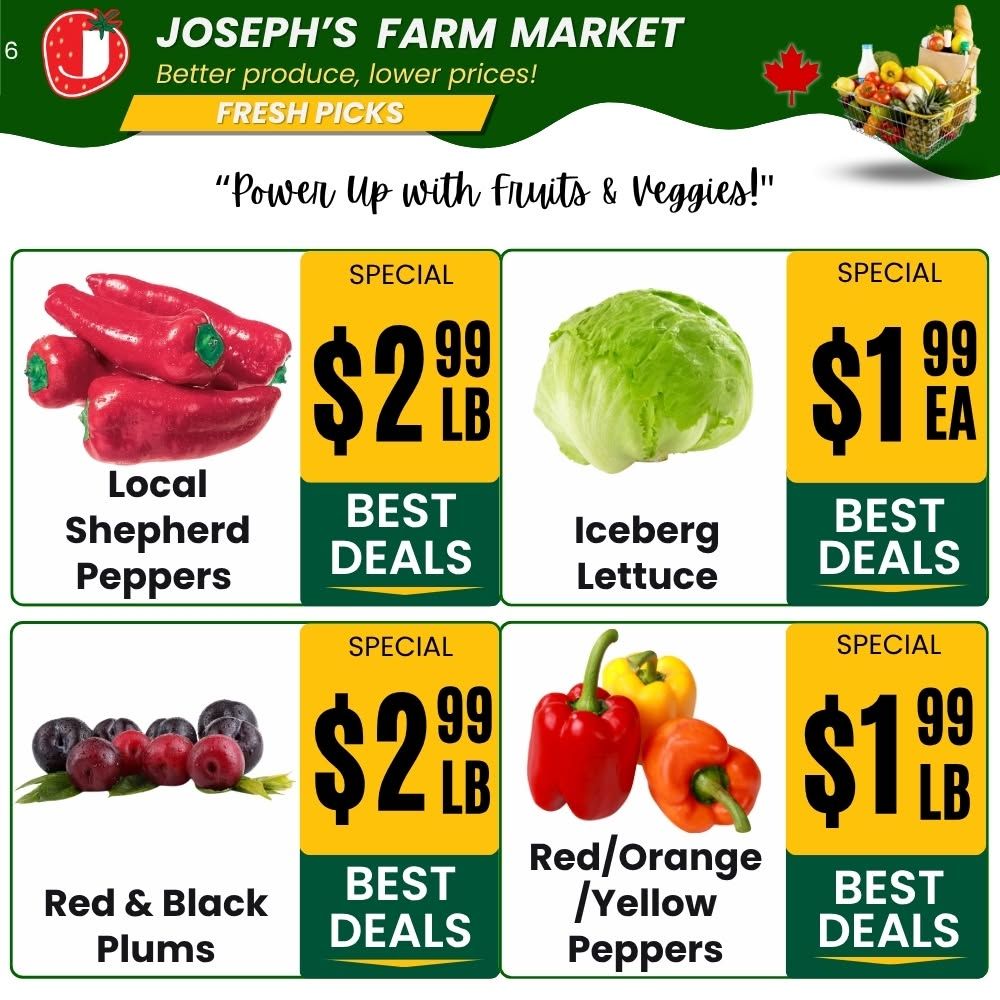 Joseph's Farm Market Flyer July 17 to 22