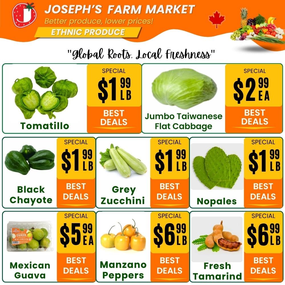 Joseph's Farm Market Flyer July 17 to 22