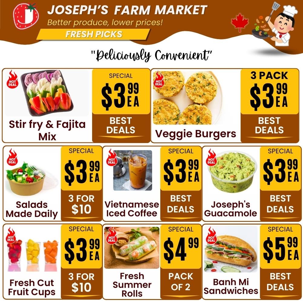 Joseph's Farm Market Flyer July 17 to 22