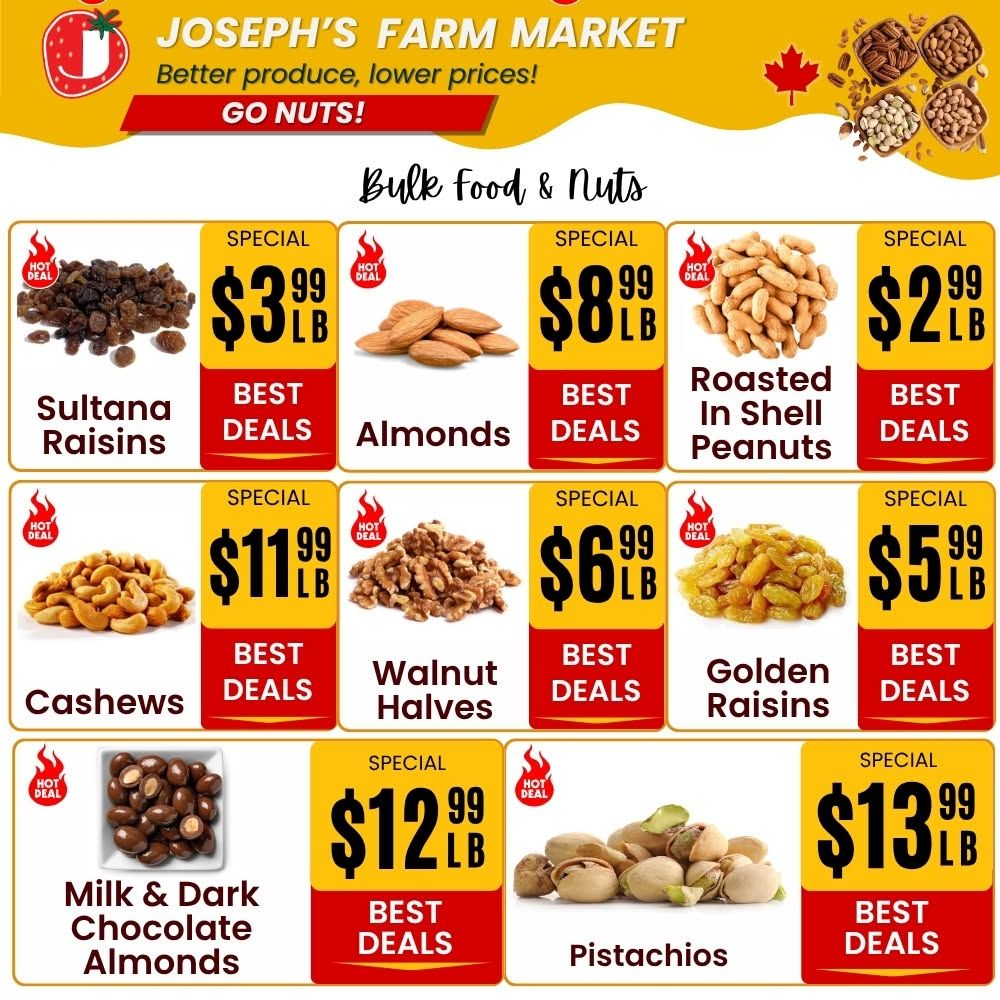 Joseph's Farm Market Flyer July 17 to 22