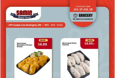 Samir Supermarket (Burlington) Flyer July 17 to 23