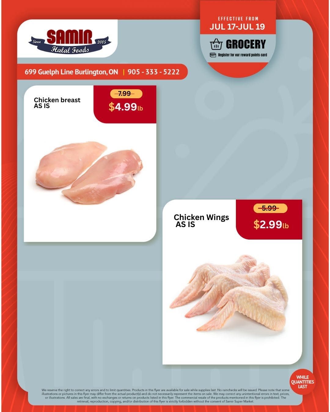 Samir Supermarket (Burlington) Flyer July 17 to 23