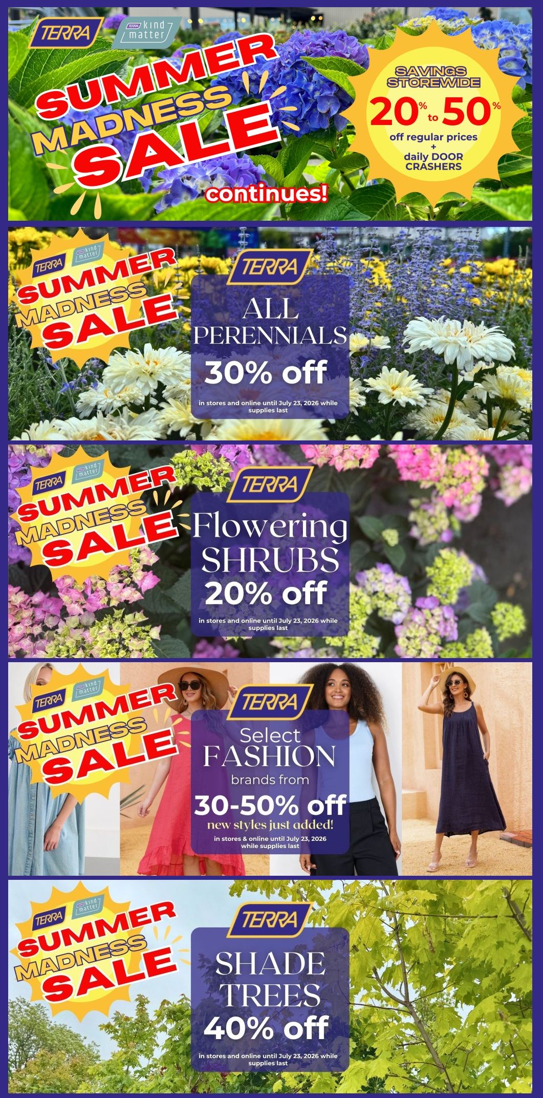 Terra Greenhouses Flyer July 17 to 23