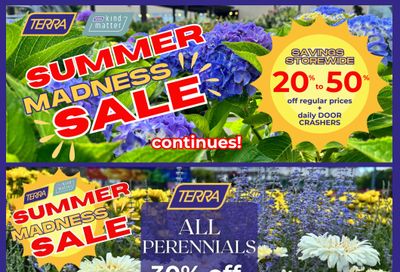 Terra Greenhouses Flyer July 17 to 23