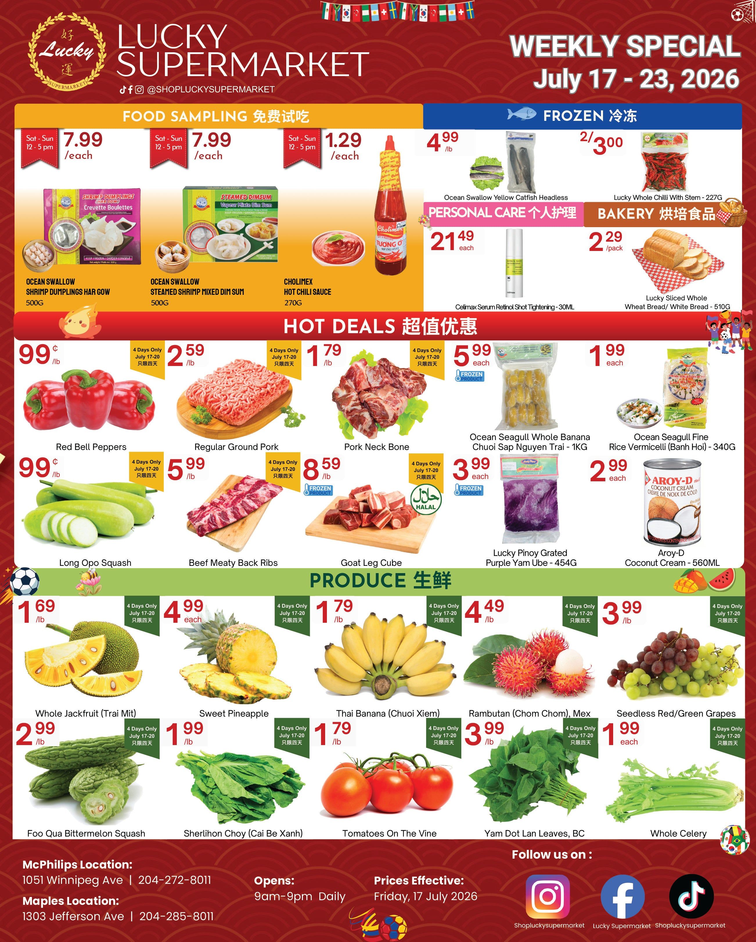 Lucky Supermarket (Winnipeg) Flyer July 17 to 23