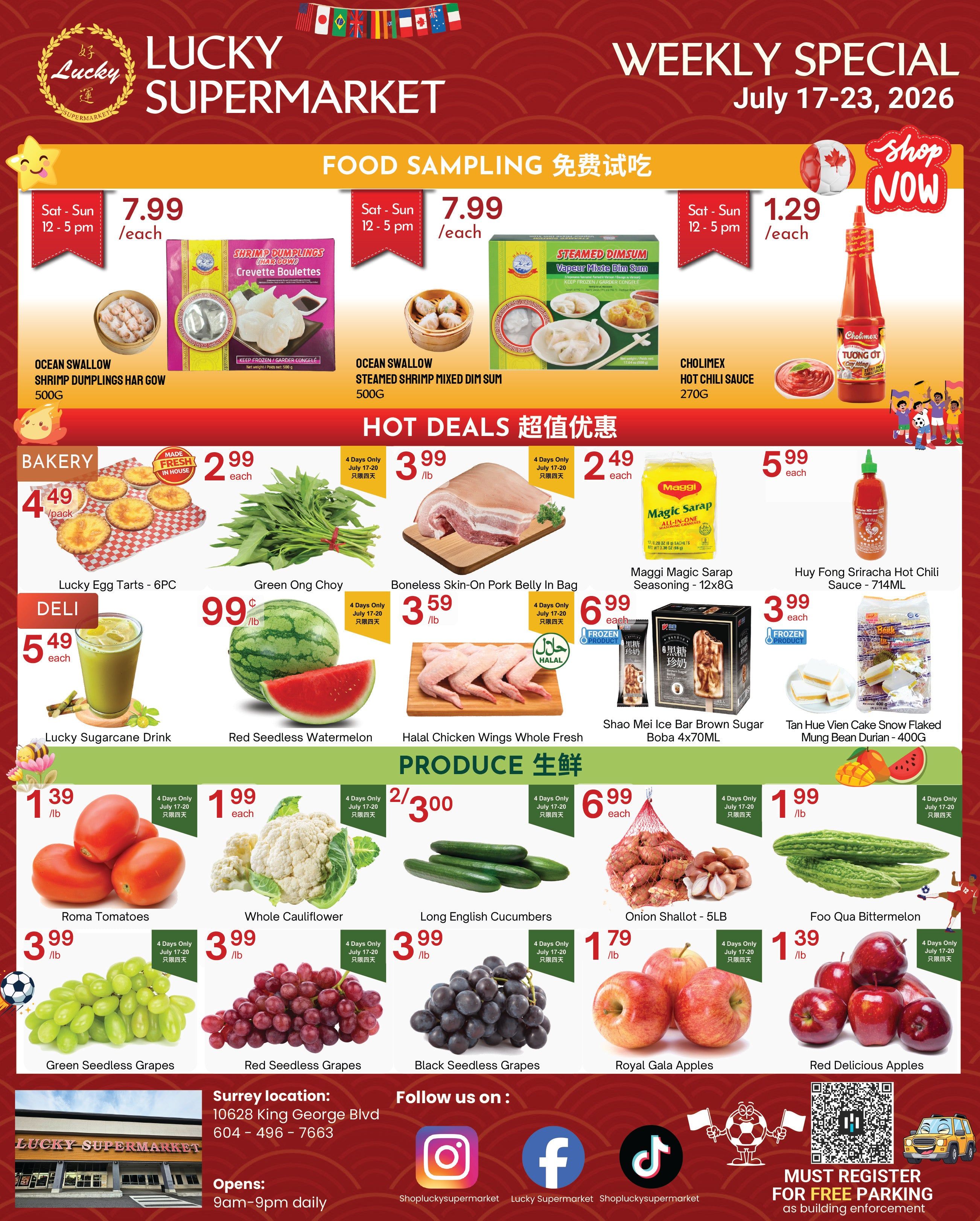 Lucky Supermarket (Surrey) Flyer July 17 to 23