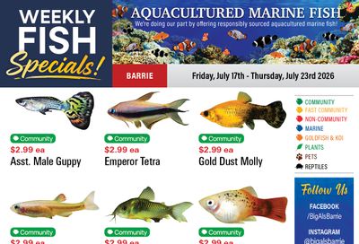 Big Al's (Barrie) Weekly Specials July 17 to 23