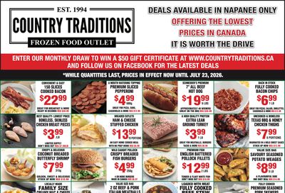 Country Traditions Flyer July 16 to 23