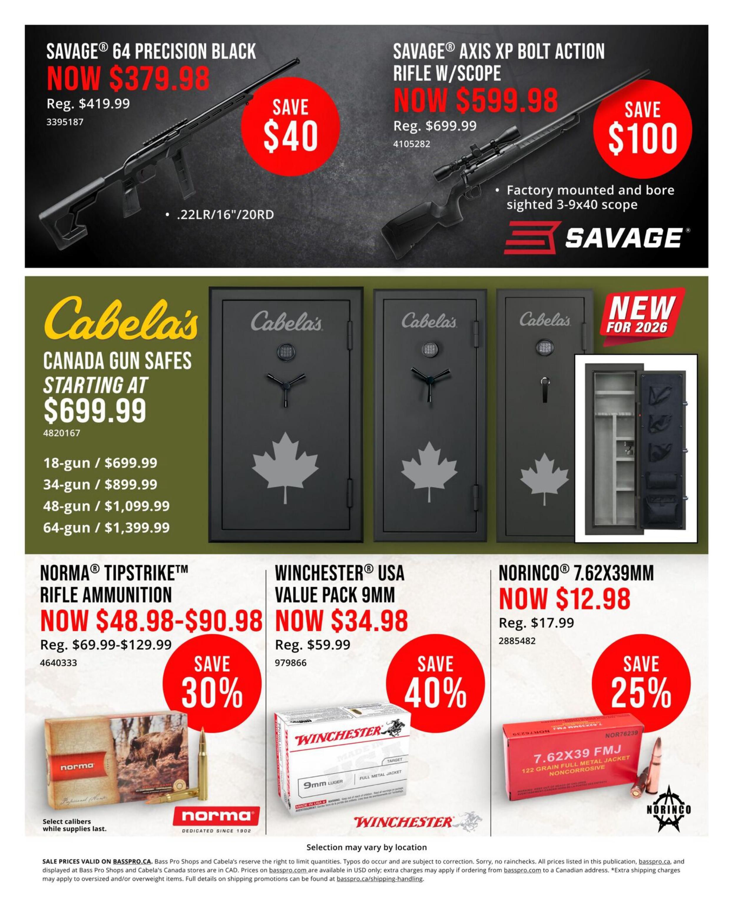 Bass Pro Shops Flyer July 16 to August 5