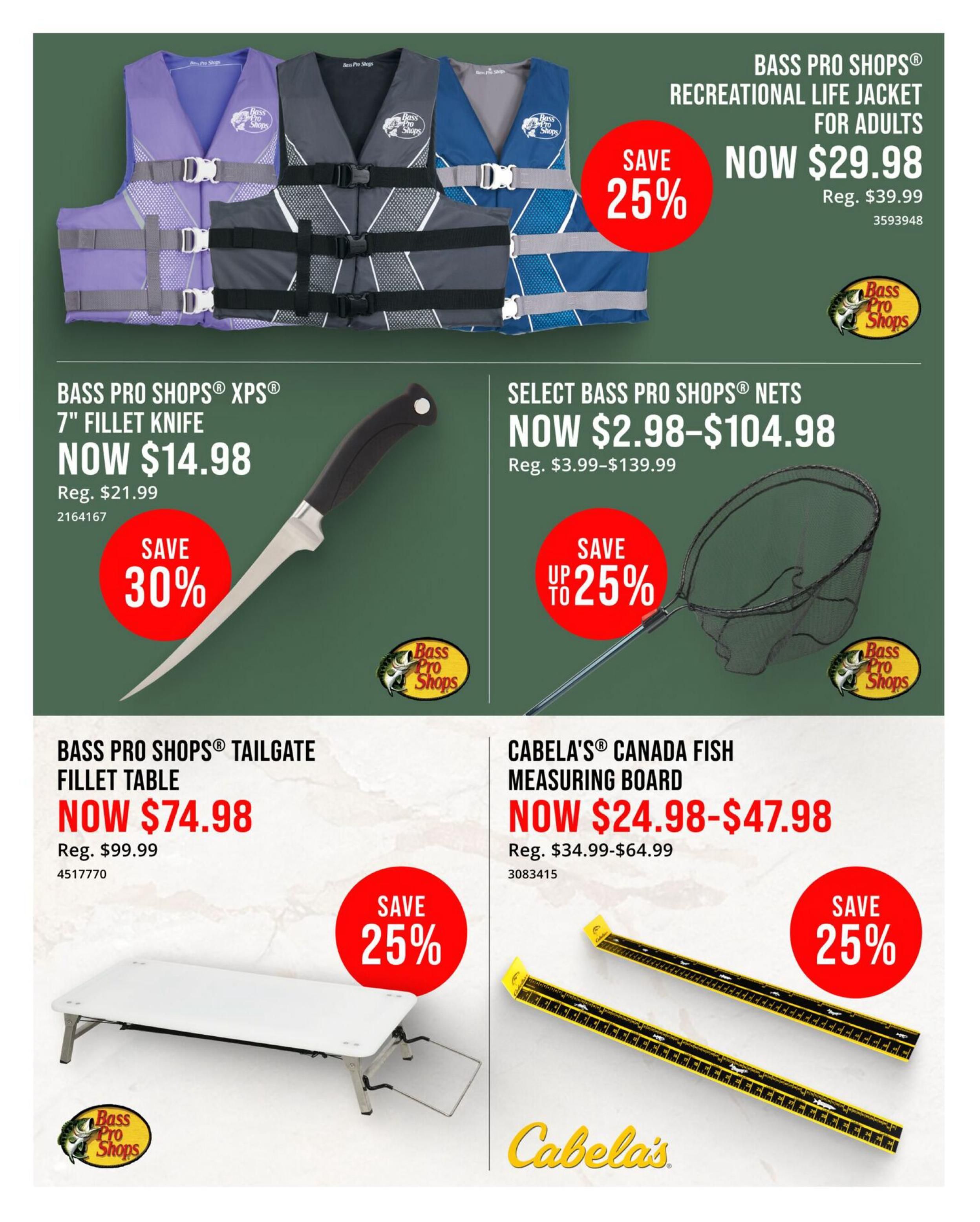 Bass Pro Shops Flyer July 16 to August 5