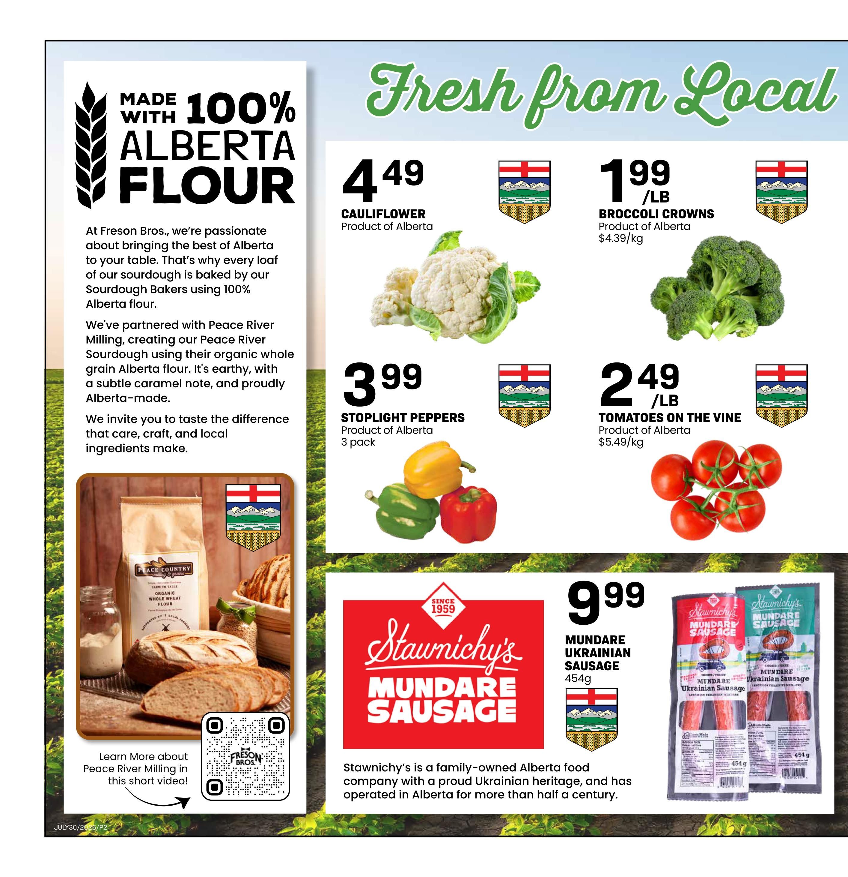 Freson Bros. Flyer July 24 to 30