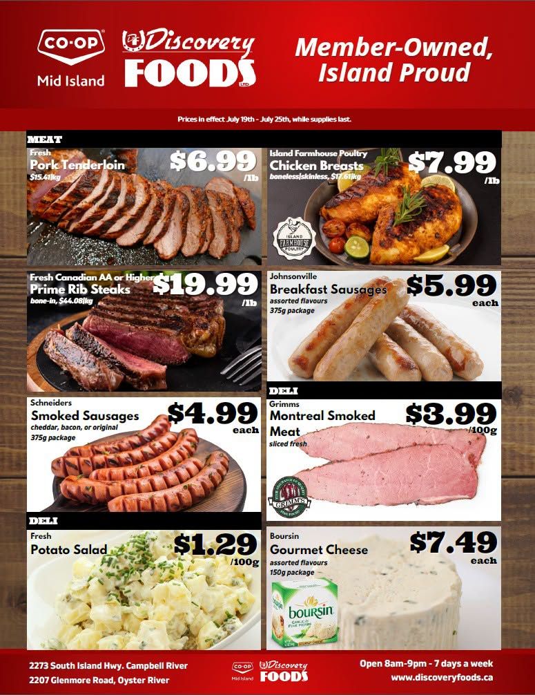 Discovery Foods Flyer July 19 to 25