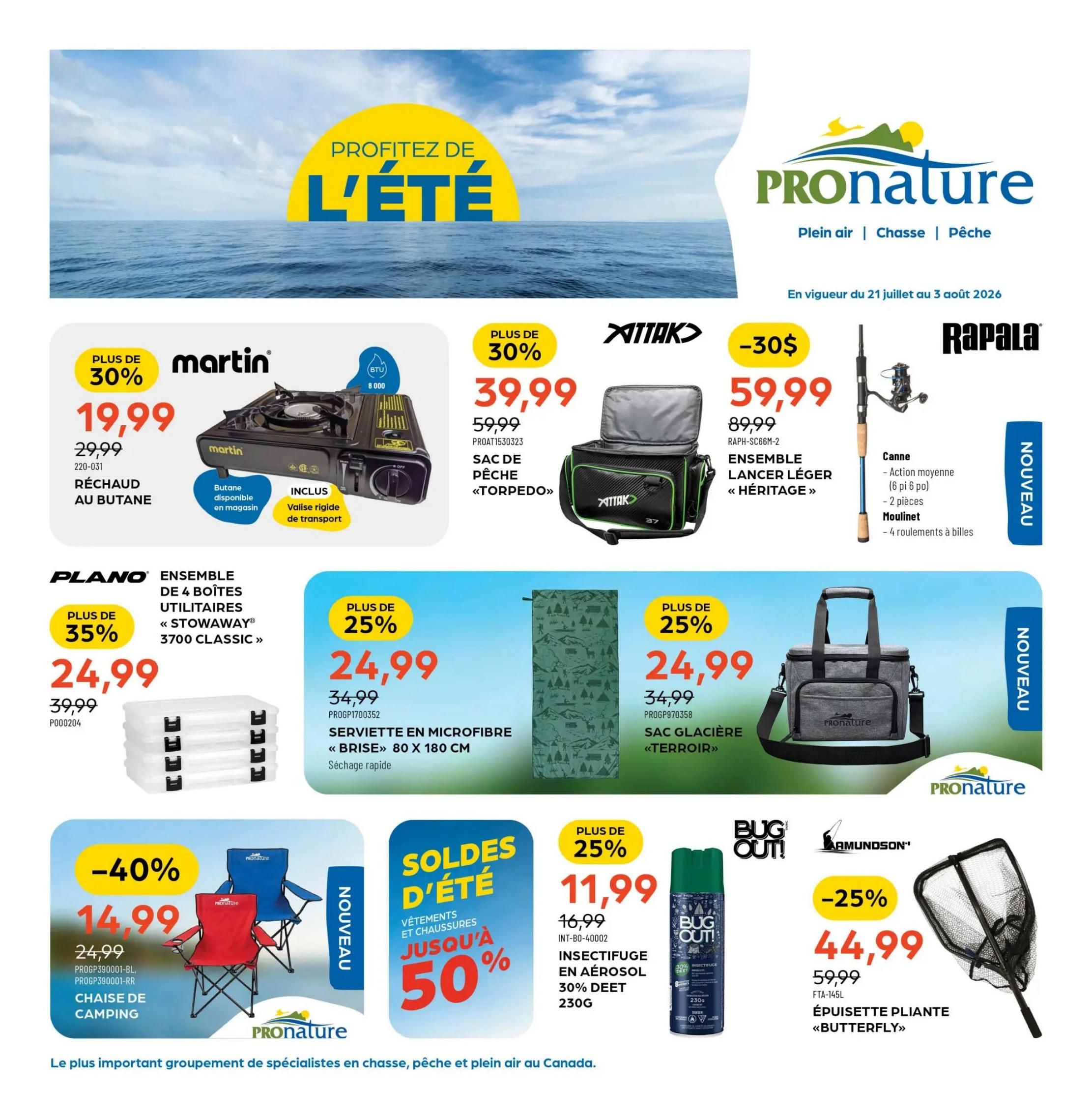 Pronature Flyer July 21 to August 3