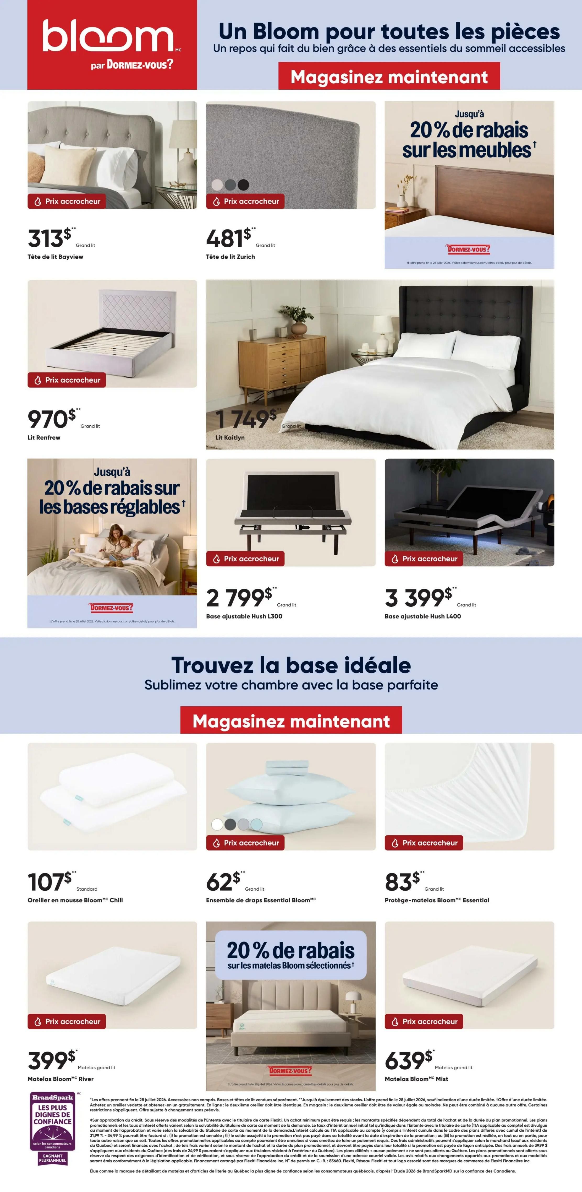 Dormez-vous Flyer July 20 to 28