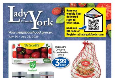 Lady York Foods Flyer July 20 to 26