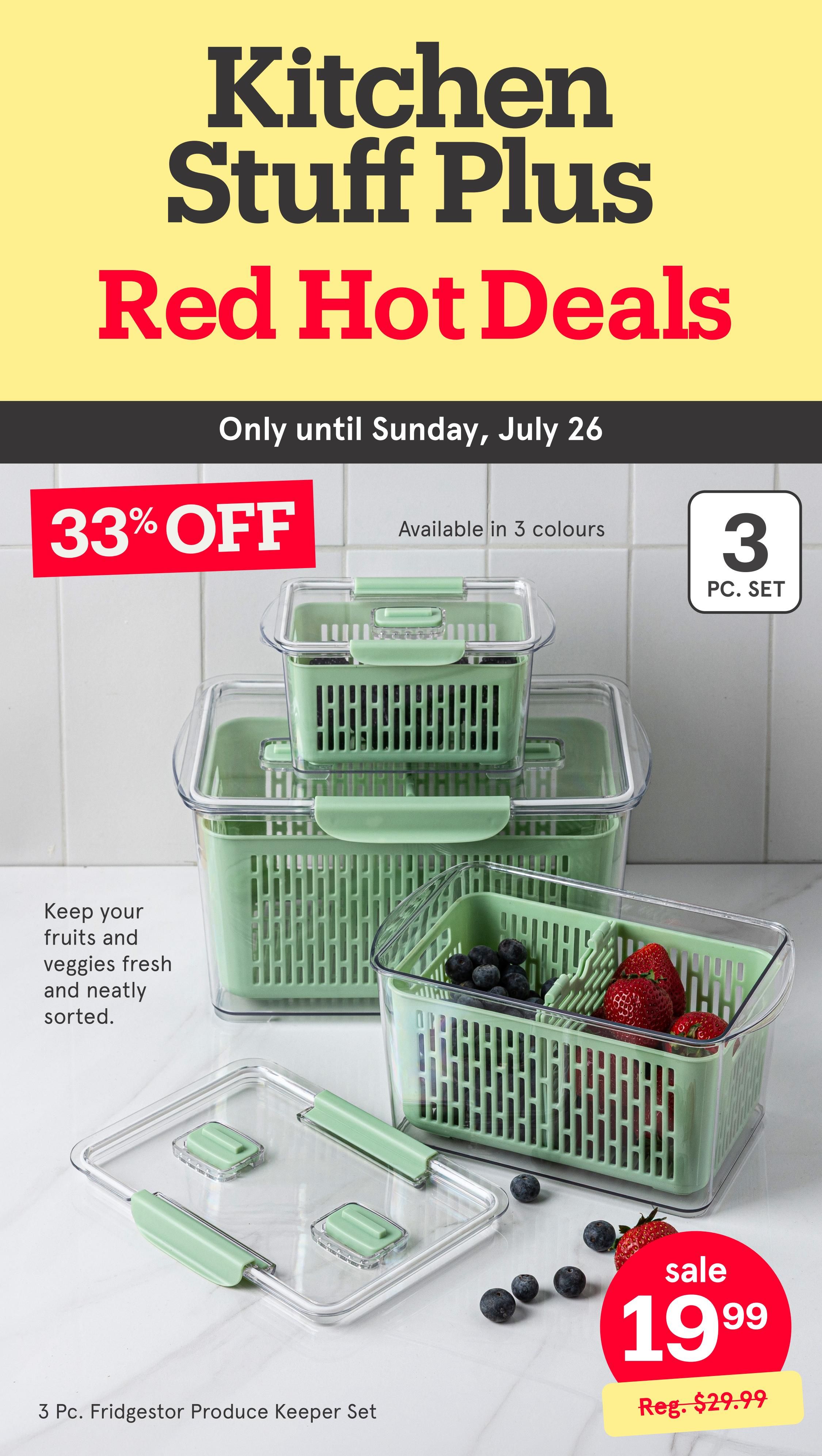 Kitchen Stuff Plus Red Hot Deals Flyer July 20 to 26