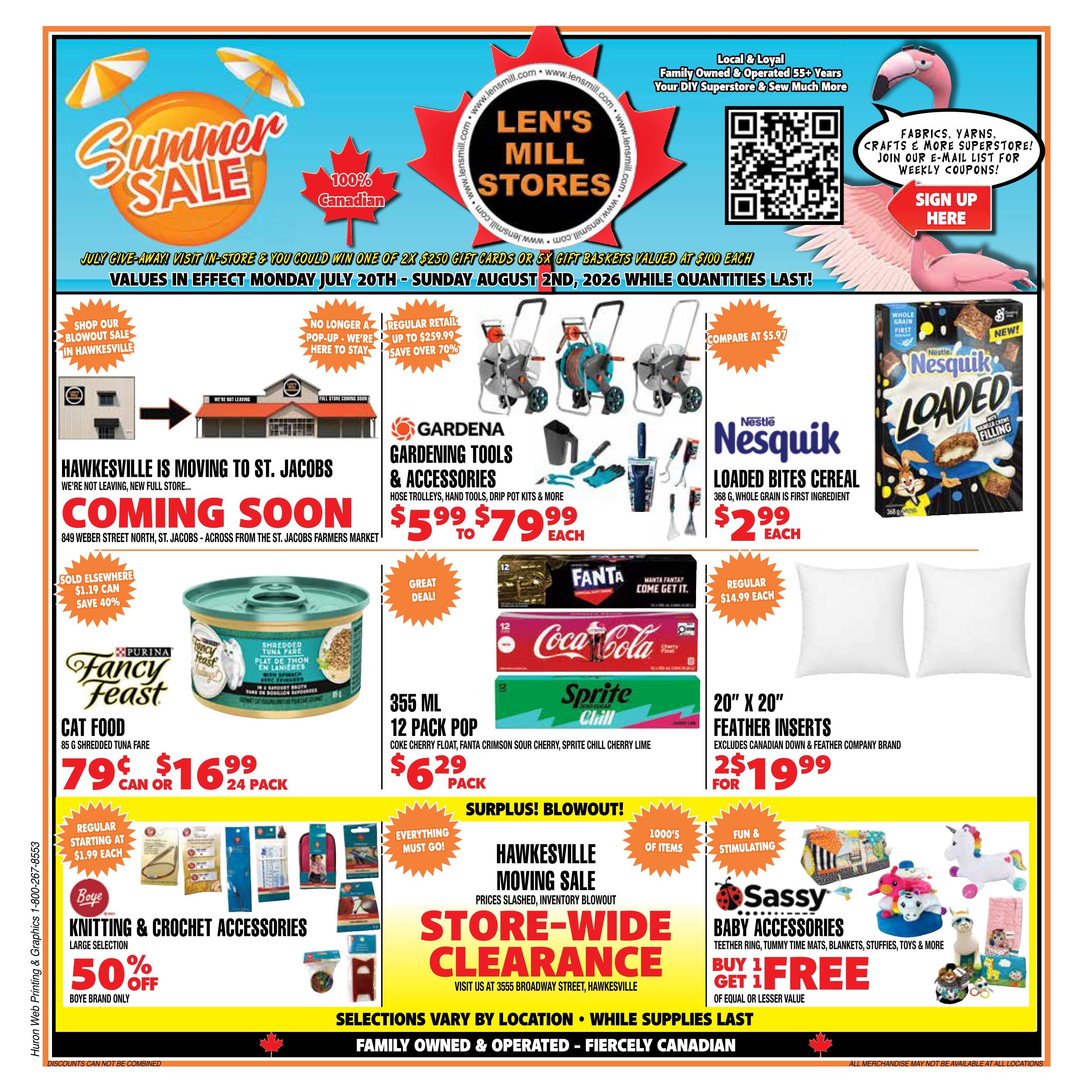 Len's Mill Stores Flyer July 20 to August 2