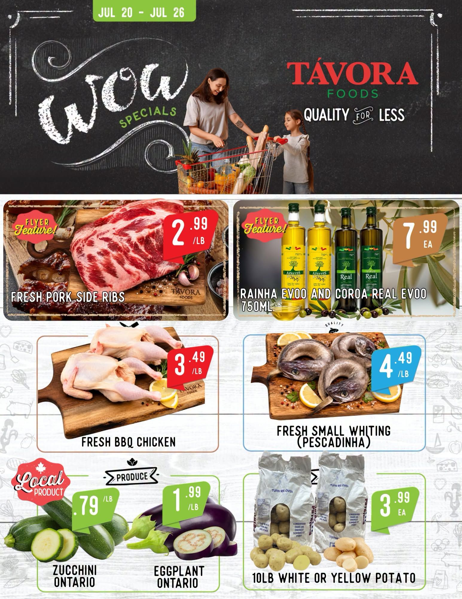 Tavora Foods Flyer July 20 to 26