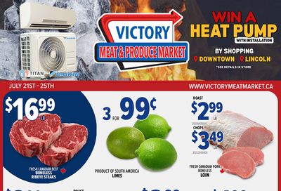 Victory Meat Market Flyer July 21 to 25