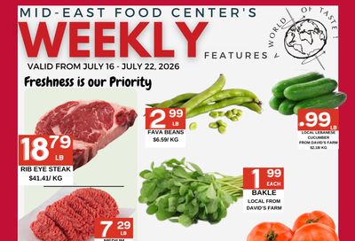 Mid-East Food Centre Flyer July 16 to 22